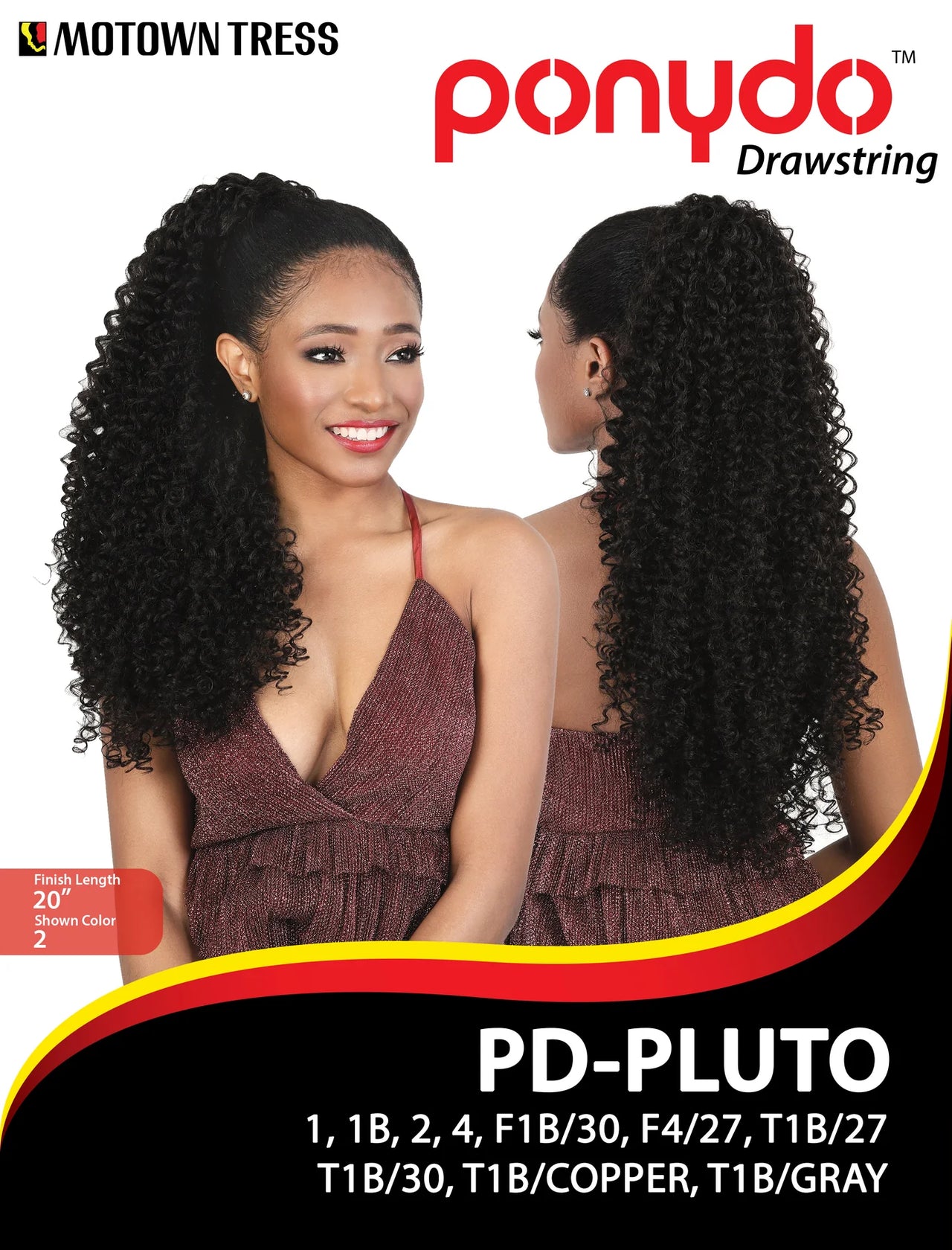 Motown Tress PonyDo Drawstring Ponytail - PD.PLUTO - Elevate Styles