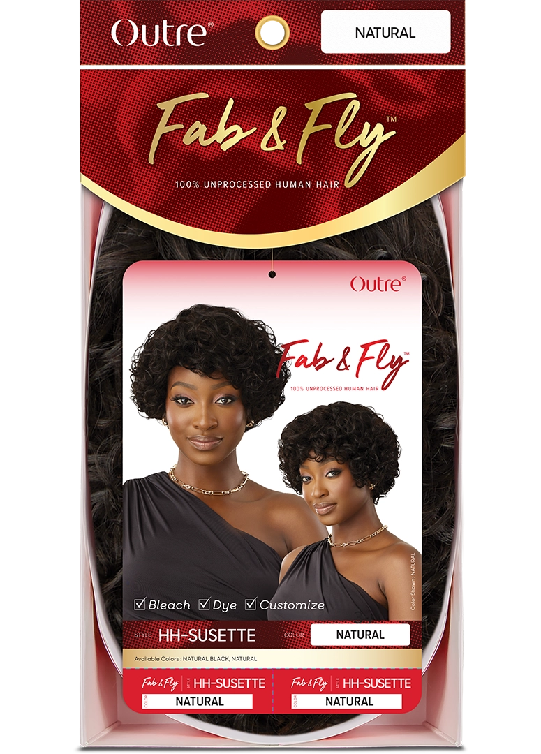 Outre Fab&Fly™ 100% Unprocessed Human Hair Wig HH Susette QHFSUS