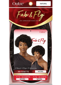 Thumbnail for Outre Fab&Fly™ 100% Unprocessed Human Hair Wig HH Susette QHFSUS