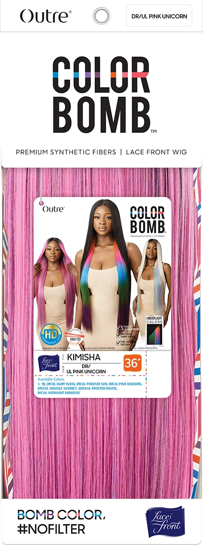 Outre Color Bomb HD Lace Front Wig Kimisha 36" - Elevate Styles