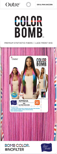 Thumbnail for Outre Color Bomb HD Lace Front Wig Kimisha 36