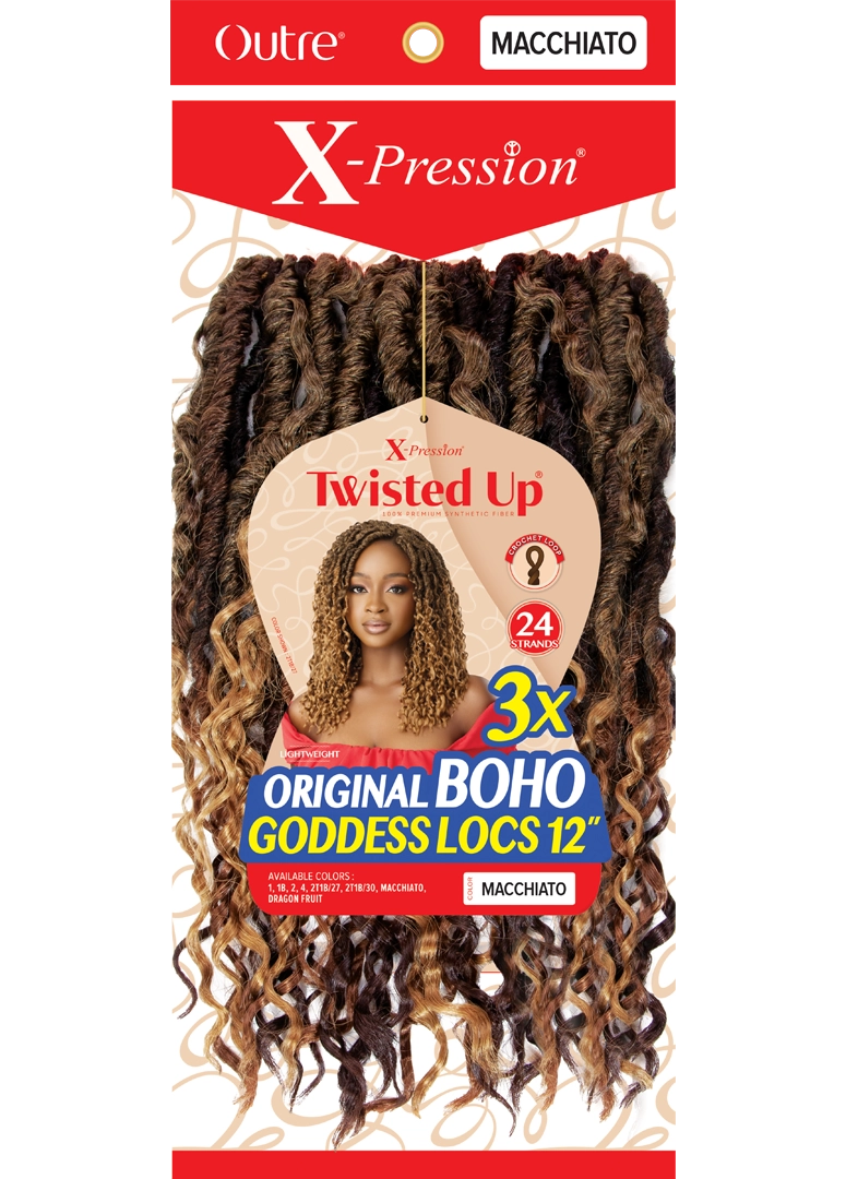 Outre X Pression Twisted Up Original Boho Goddess Locs 12" 3X