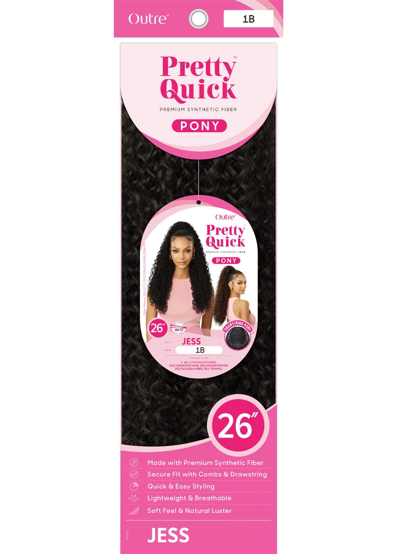 Outre Pretty Quick Pony Ponytail Jess - Elevate Styles