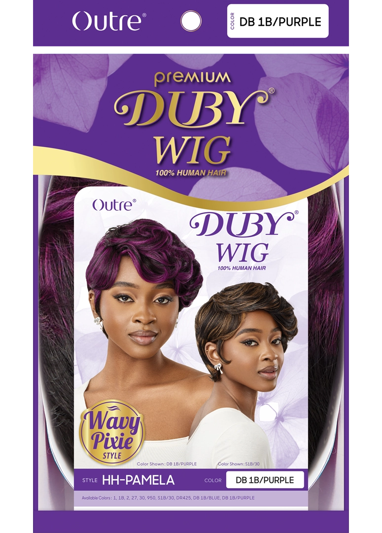 Outre premium 100 human hair duby wig texture cut best sale