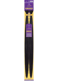 Thumbnail for Outre Purple Pack Human Hair Blended Pre-Stretched Straight Bulk 24