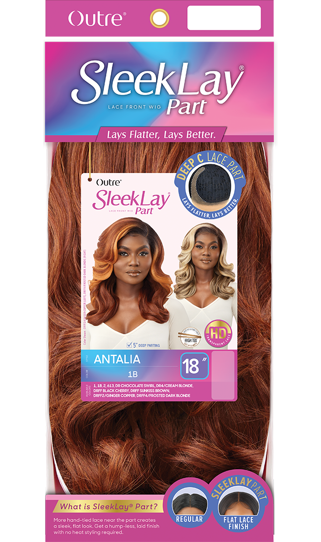 Outre Synthetic Sleek Lay Part HD Transparent Lace Front Wig Antalia 18" - Elevate Styles