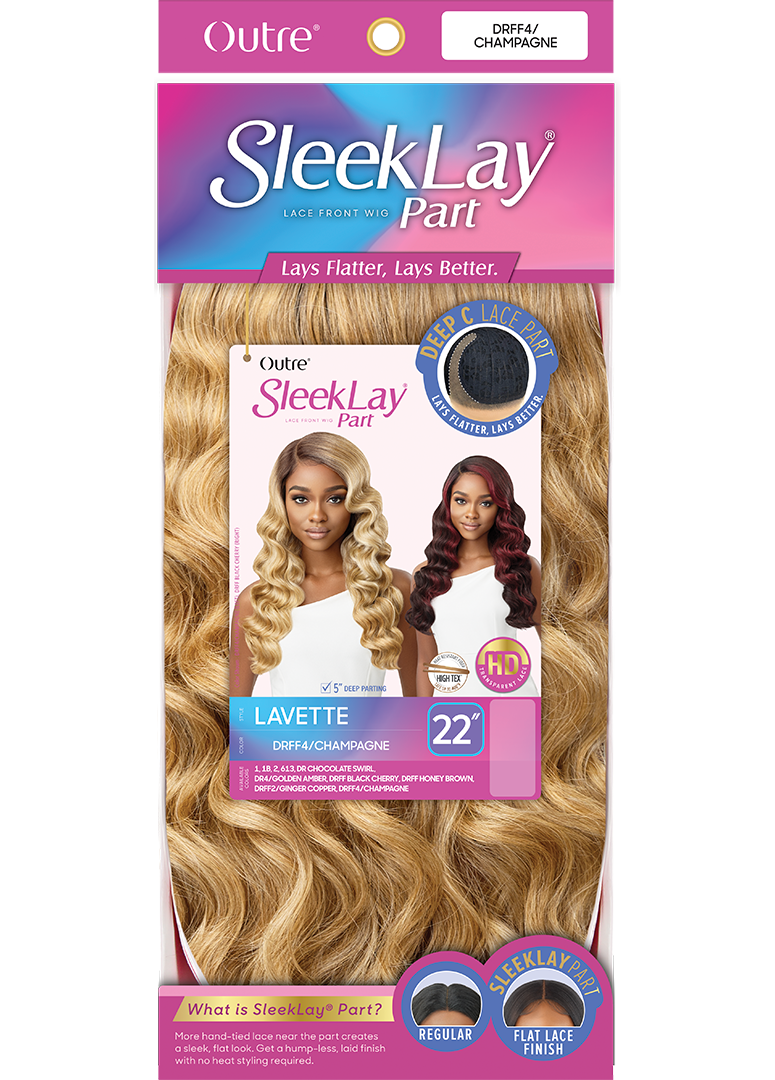 Outre Sleeklay Part HD Deep C Lace Front Wig Lavette - Elevate Styles