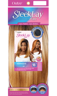 Thumbnail for Outre Synthetic Sleek Lay Part HD Transparent Lace Front Wig Vernisha 18