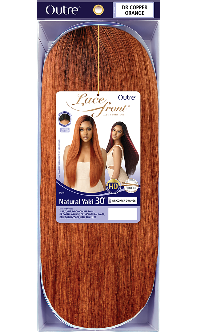 Outre HD Pre-Plucked Lace Front Wig Natural Yaki 30 - Elevate Styles