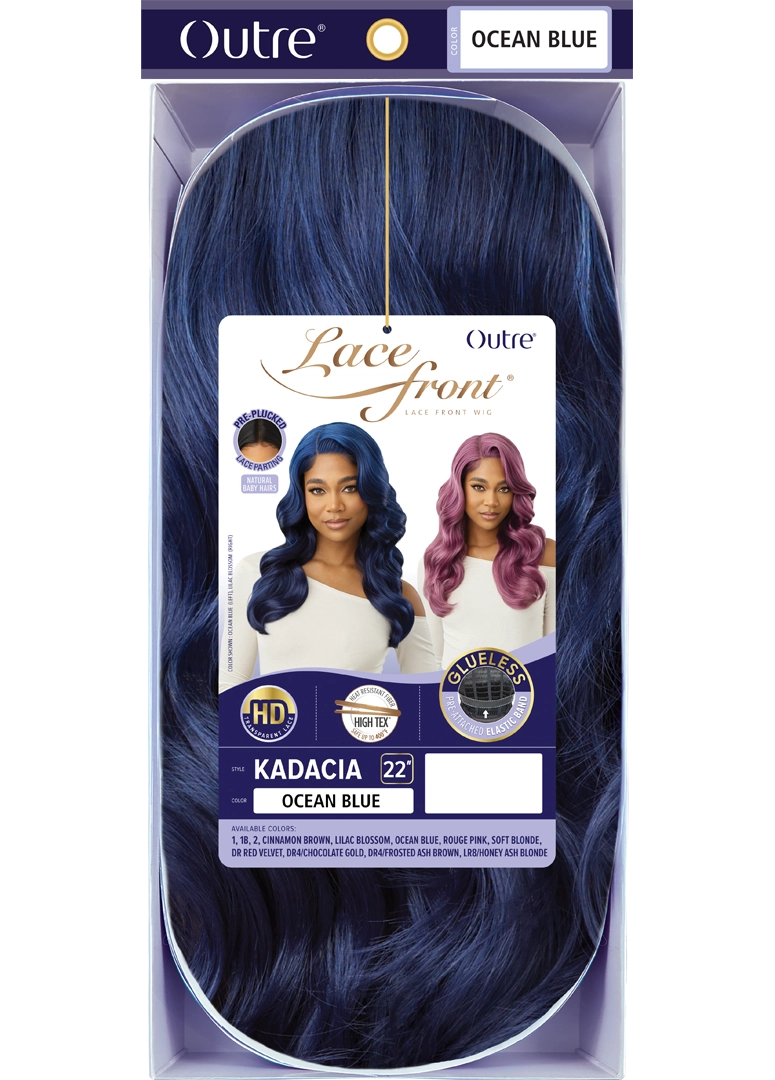 Outre Synthetic Glueless HD Transparent Lace Front Wig Kadacia QLKAD