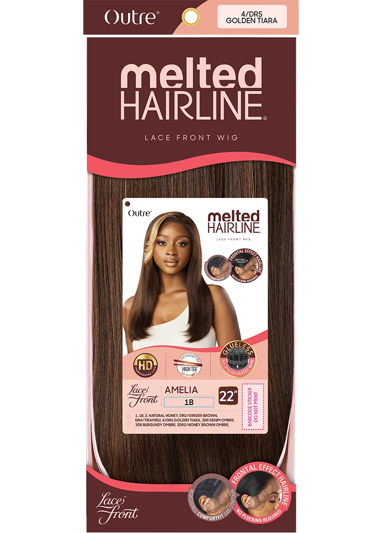 Outre HD Melted Hairline Lace Front Wig - AMELIA - Elevate Styles