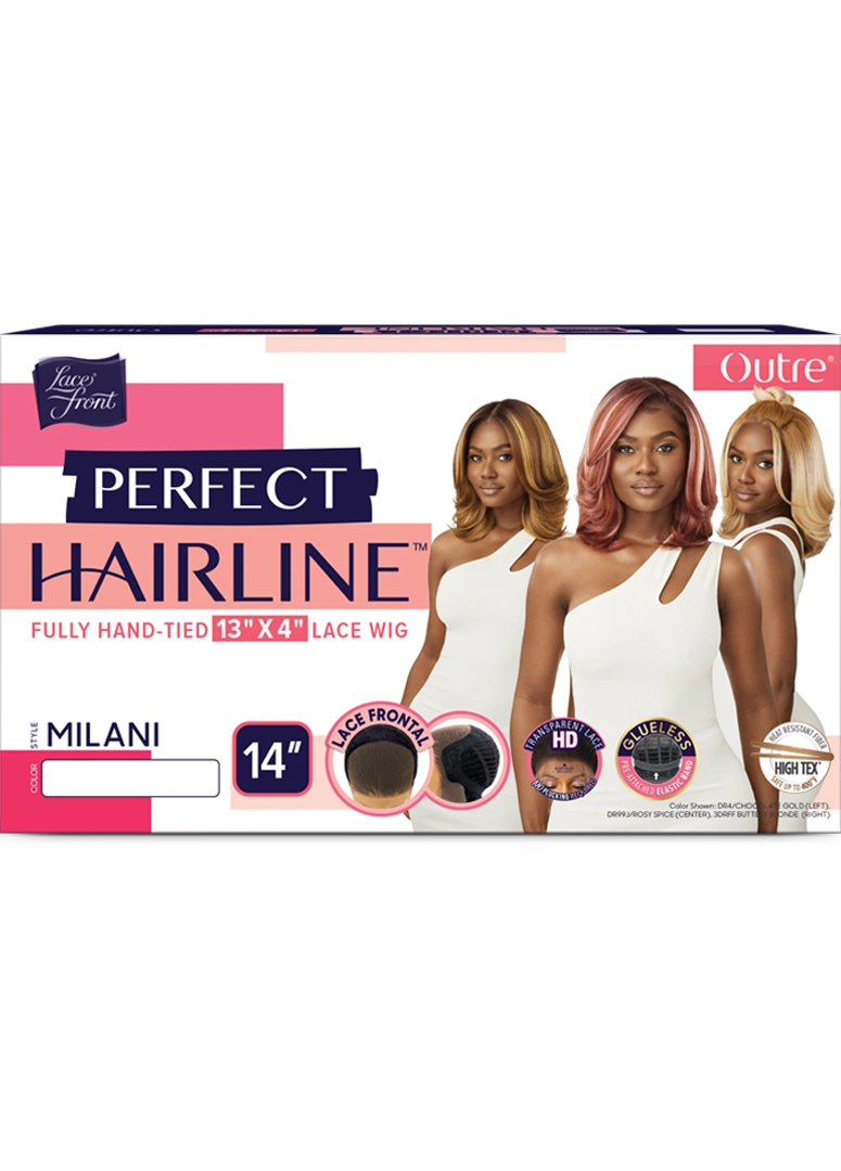 Outre Perfect Hairline 360 Frontal Lace 13"x 6" HD Transparent Lace Front Wig Milani