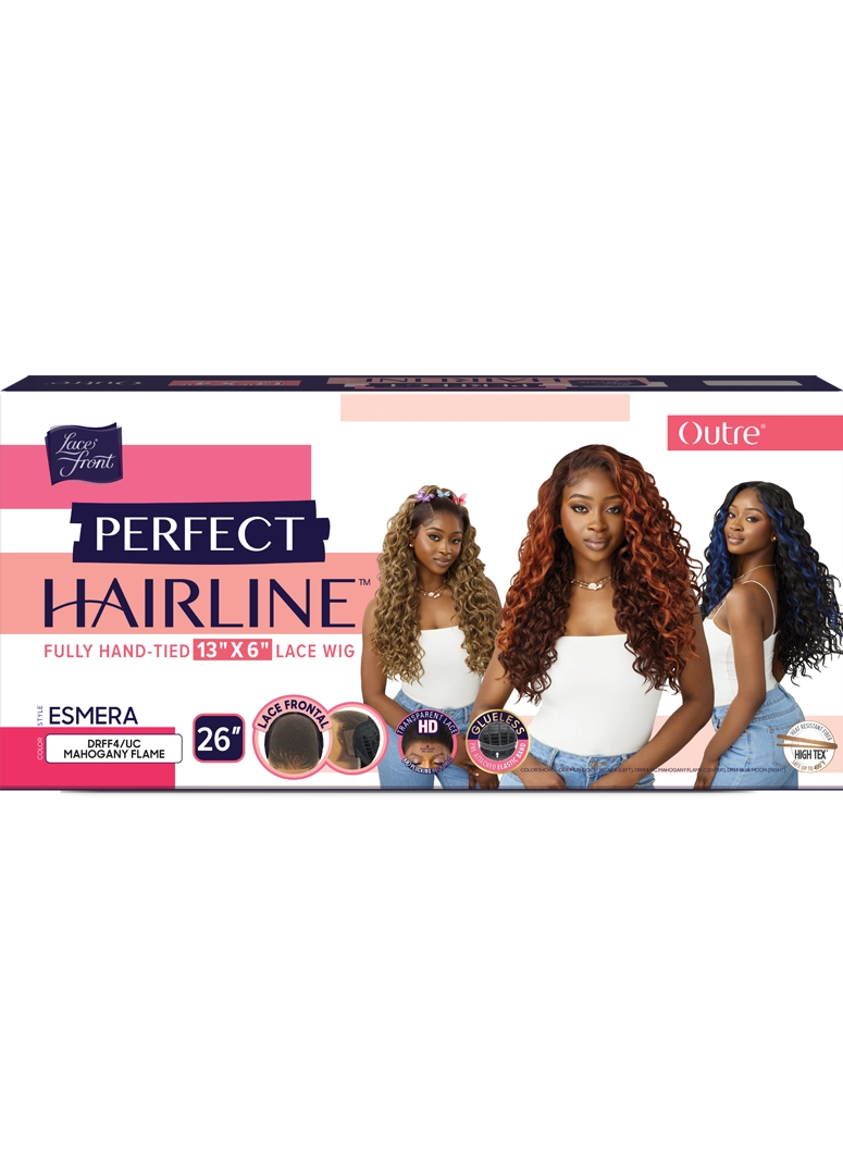 Outre Perfect Hairline 360 Frontal Lace 13"x 6" HD Transparent Lace Front Wig Esmera