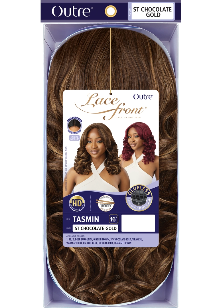 Outre Synthetic Glueless HD Transparent Lace Front Wig Tasmin