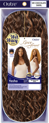 Thumbnail for Outre Wet N Wavy HD Lace Front Wig Yasha 22