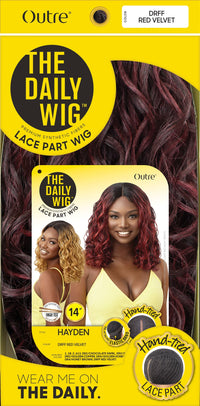 Thumbnail for Outre The Daily Wig Premium Synthetic Hand-Tied Lace Part Wig Hayden - Elevate Styles