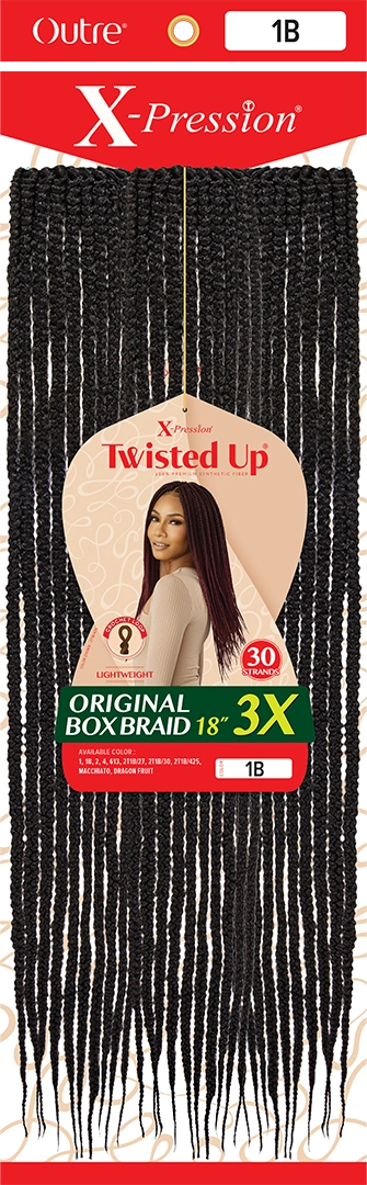 Outre X Pression Twisted Up Original Box Braid 18" 3X