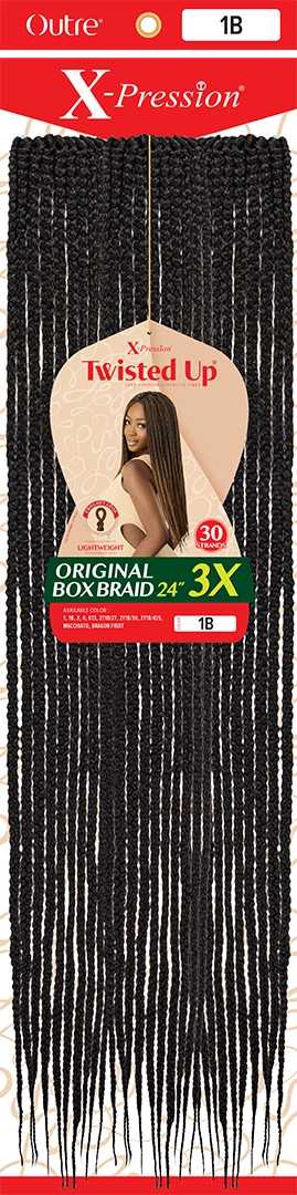 Outre X Pression Twisted Up Original Box Braid 24" 3X