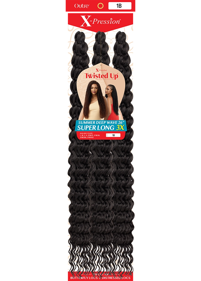 Outre X Pression Twisted Up Summer Deep Wave 26" Super Long 3X