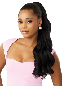Thumbnail for Outre Premium Synthetic Pretty Quick Ponytail Neesha Glam Curl 24 