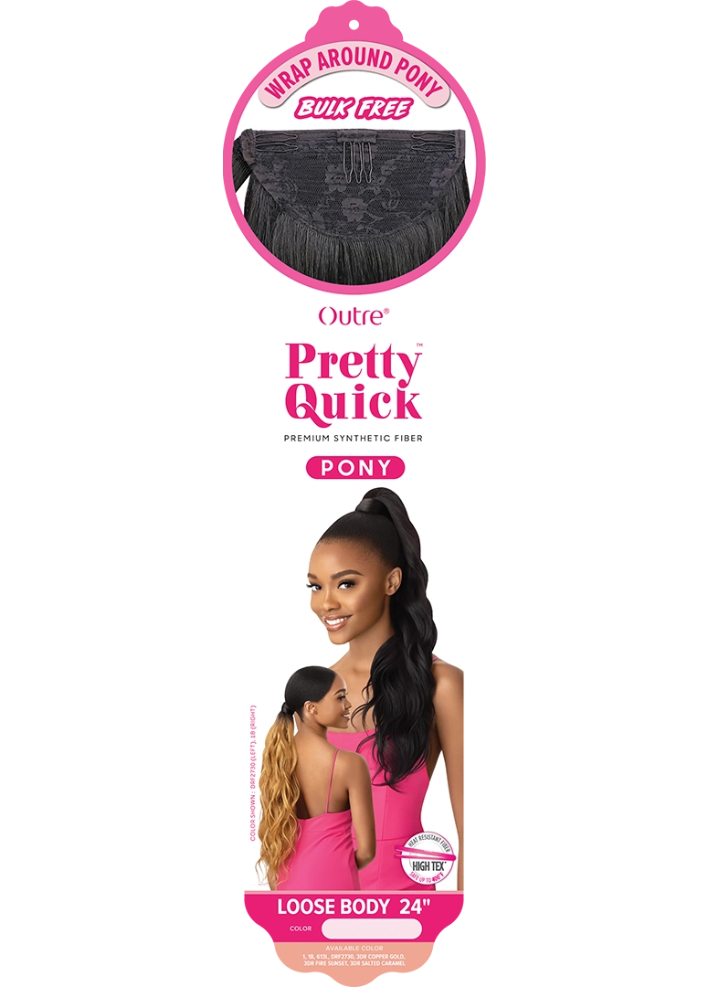 Outre Pretty Quick™ Wrap Pony Loose Body 24 - Elevate Styles