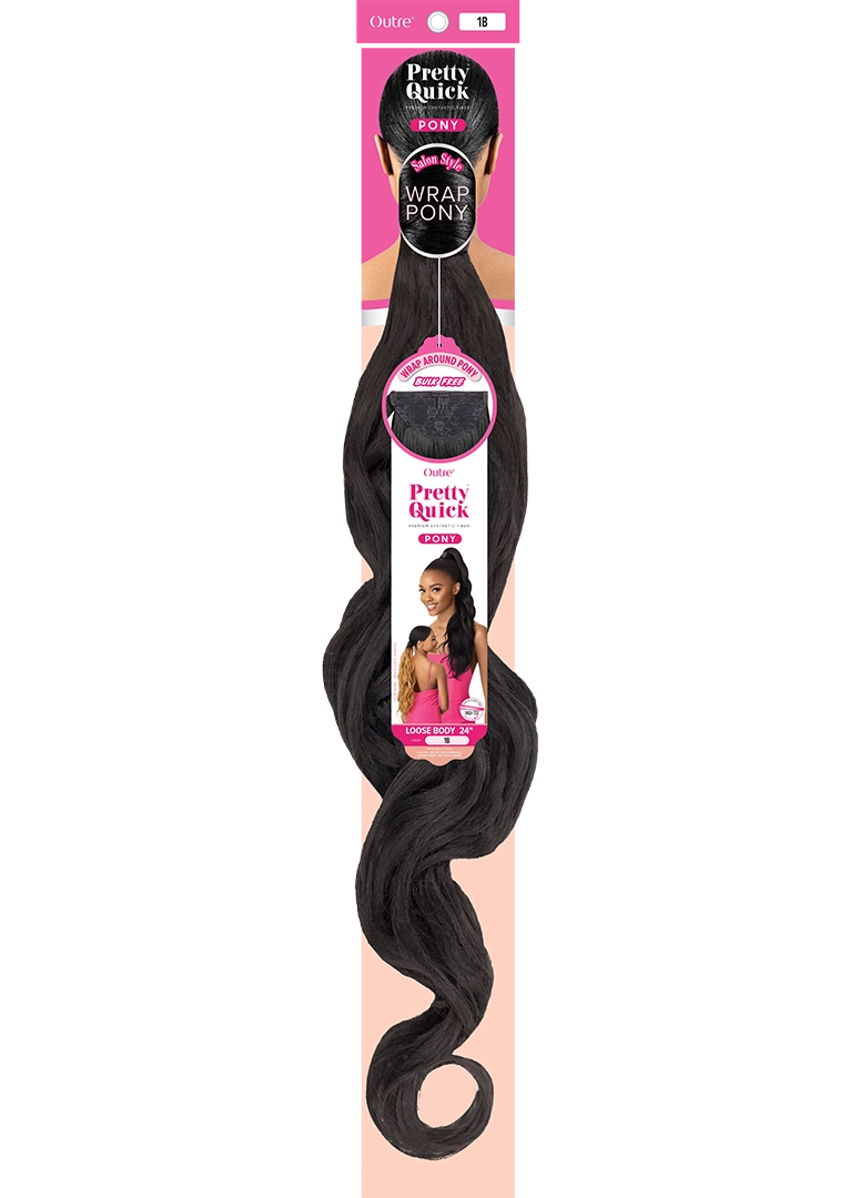 Outre Pretty Quick™ Wrap Pony Loose Body 24 - Elevate Styles