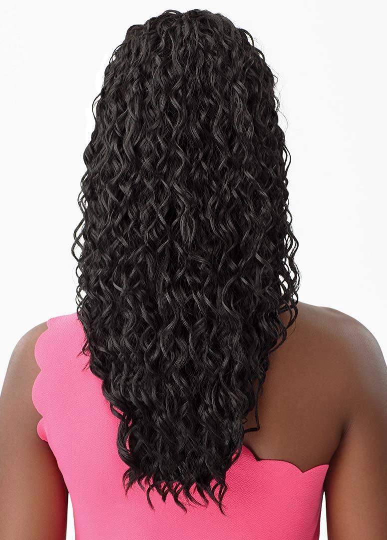 Outre Premium Synthetic Wet N Wavy Pretty Quick Pony Deep Wave 20" PQPWDW20