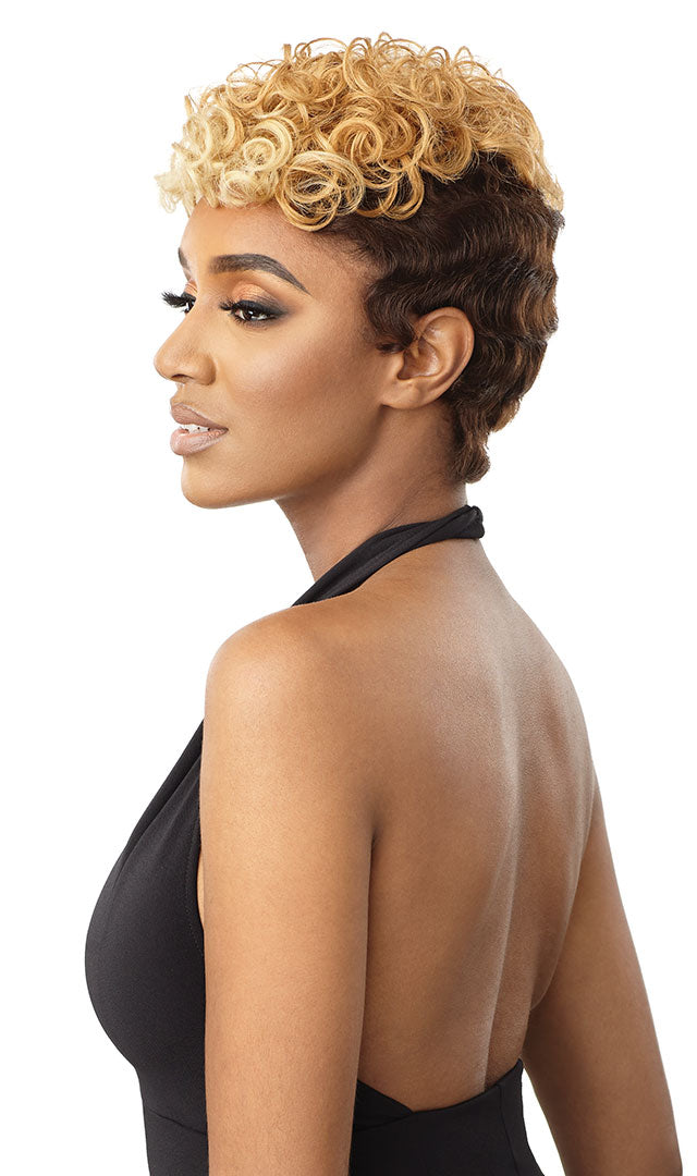 Outre Fab&Fly™ Human Hair Full Cap Wig Color Queen - Sofina - Elevate Styles