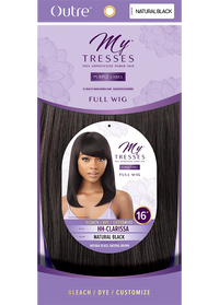 Thumbnail for Outre My Tresses Purple Label 100% Unprocessed Human Hair Full Cap Wig Clarissa - Elevate Styles