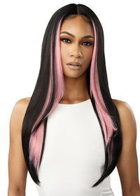 Thumbnail for Outre Color Bomb HD Lace Front Wig Chandice 26