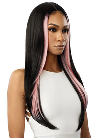 Thumbnail for Outre Color Bomb HD Lace Front Wig Chandice 26