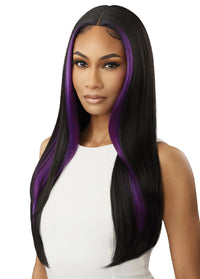 Thumbnail for Outre Color Bomb HD Lace Front Wig Chandice 26