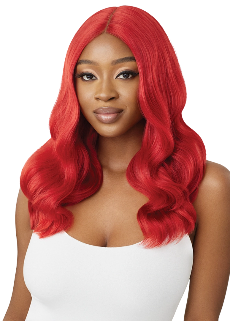 Outre Synthetic Glueless HD Transparent Lace Front Wig Eastlyn