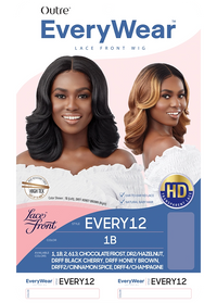 Thumbnail for Outre Synthetic Pre-Plucked HD Transparent Lace Front Wig Every 12 QLEWE12