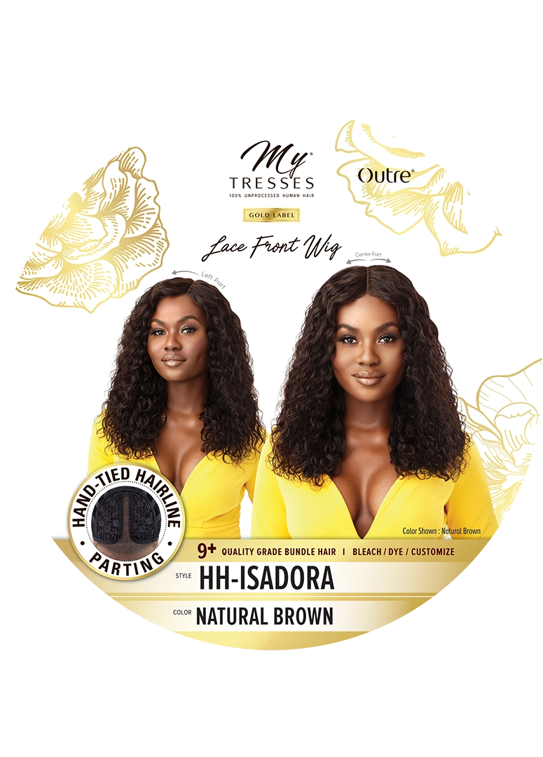 MyTresses Gold Label 100% Unprocessed Human Hair Lace Front Wig HH Isadora