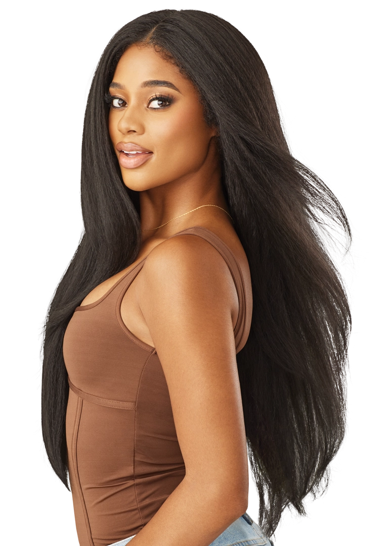 Outre HD Melted Hairline Kinky Soft Edges Lace Front Wig Kinky Soft 1 QLMHKSE1