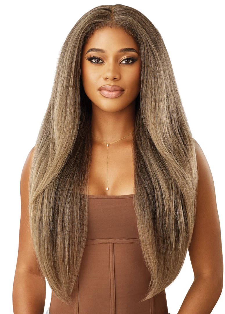 Outre HD Melted Hairline Kinky Soft Edges Lace Front Wig Kinky Soft 1 QLMHKSE1