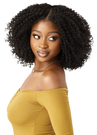 Thumbnail for Outre HD Melted Hairline Kinky Soft Edges Lace Front Wig Kinky Soft 3