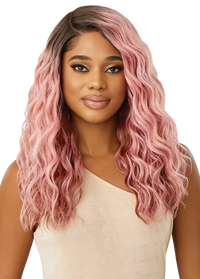 Thumbnail for Outre Synthetic Melted Hairline HD Lace Front Wig Caress QLMHCAR