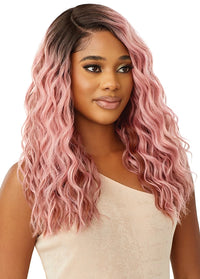 Thumbnail for Outre Synthetic Melted Hairline HD Lace Front Wig Caress QLMHCAR