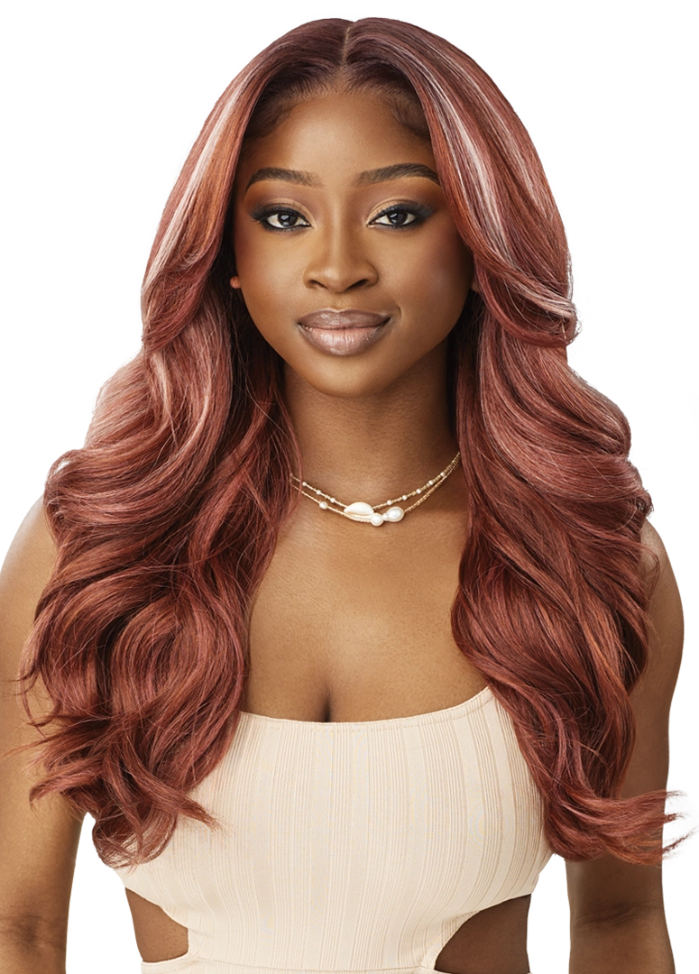 Outre Synthetic Melted Hairline HD Lace Front Wig Elara QLMHELA