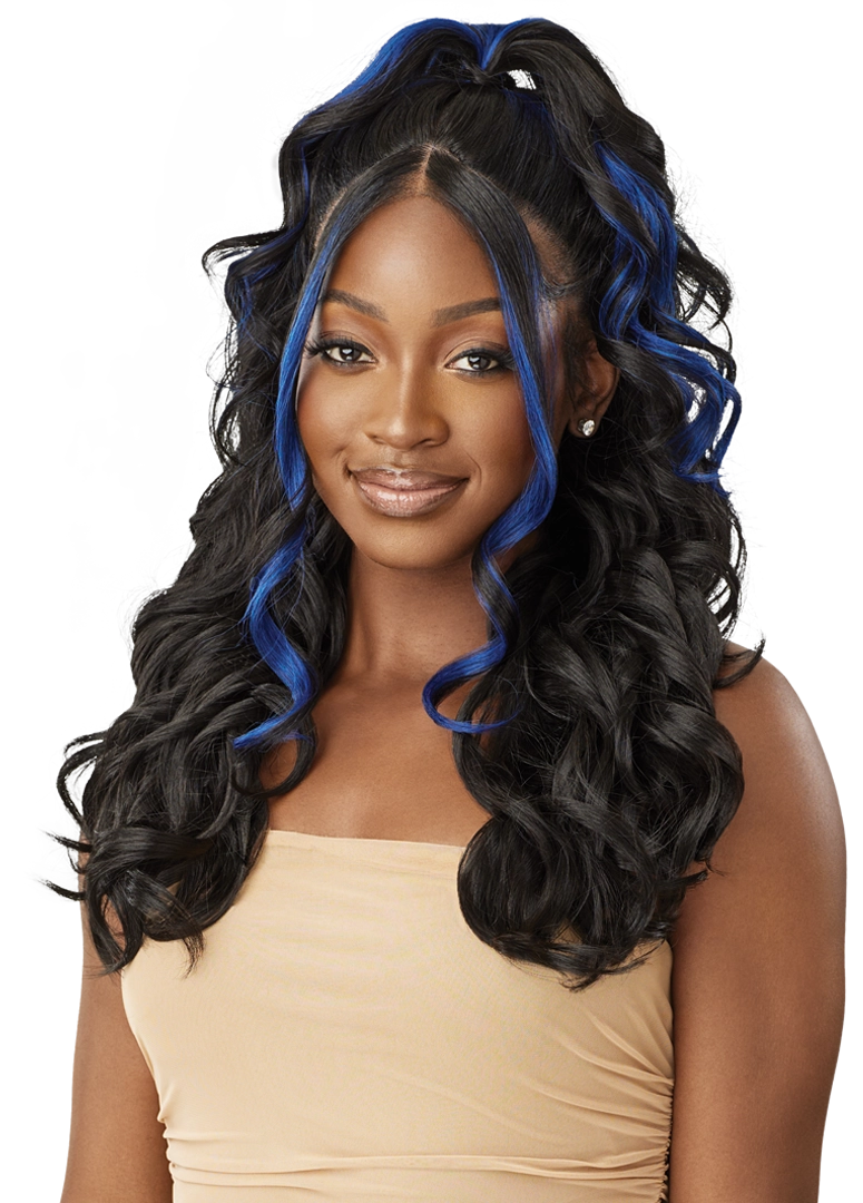 Outre Synthetic Melted Hairline HD Lace Front Wig Ellington QLMHELL