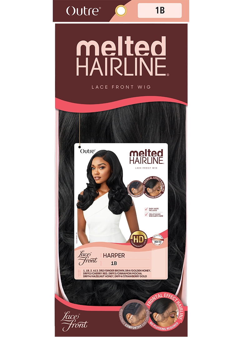 Outre Synthetic Melted Hairline HD Lace Front Wig Wig Harper QLMHHAR