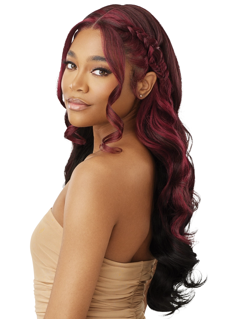 Outre Synthetic Melted Hairline HD Lace Front Wig Ivara QLMHIVA