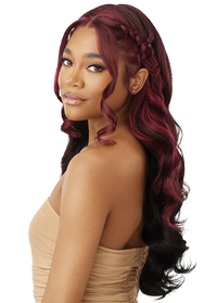 Thumbnail for Outre Synthetic Melted Hairline HD Lace Front Wig Ivara QLMHIVA