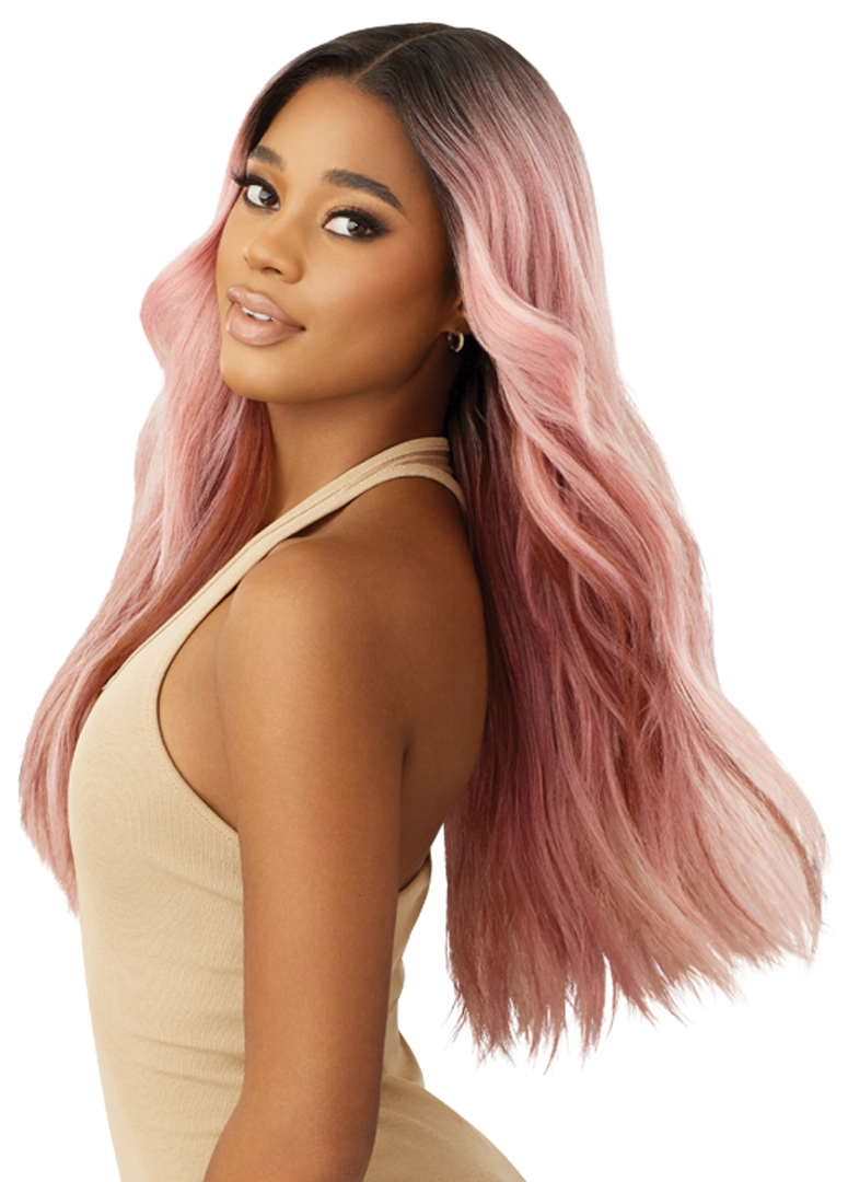 Outre Synthetic Melted Hairline HD Lace Front Wig Caroline QLMHCRL