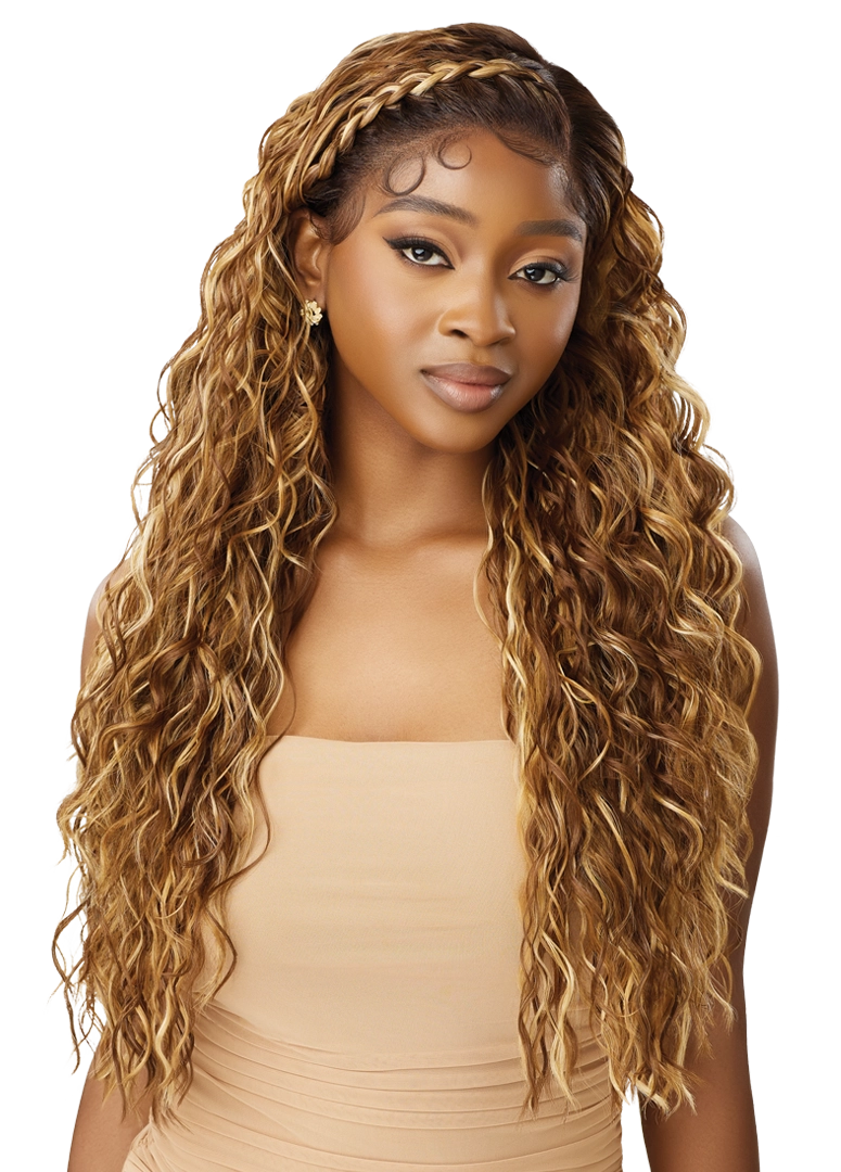 Outre Synthetic Melted Hairline HD Lace Front Wig Dilara QLMHDIL