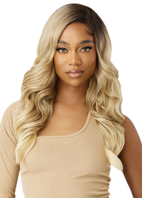 Thumbnail for Outre Synthetic Melted Hairline HD Lace Front Wig Elianne QLMHELN