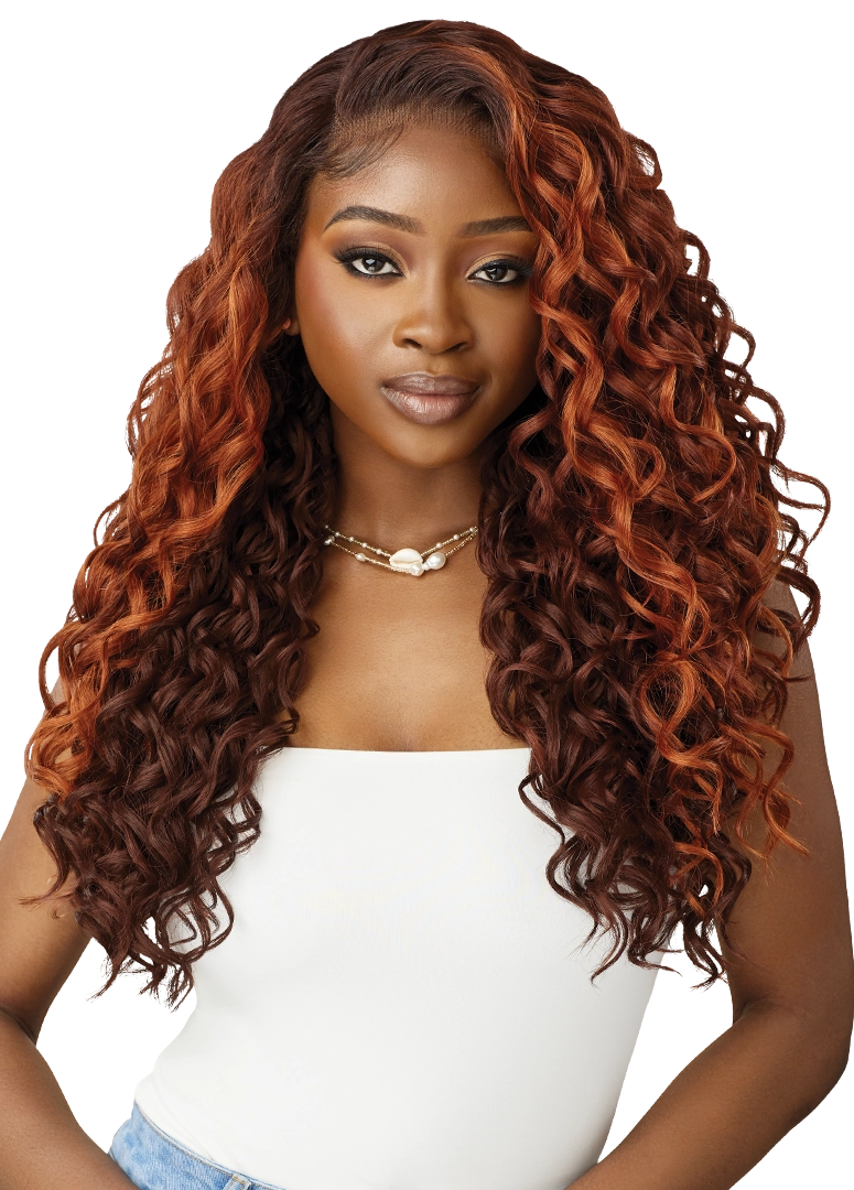 Outre Perfect Hairline 360 Frontal Lace 13"x 6" HD Transparent Lace Front Wig Esmera QLPHLESM