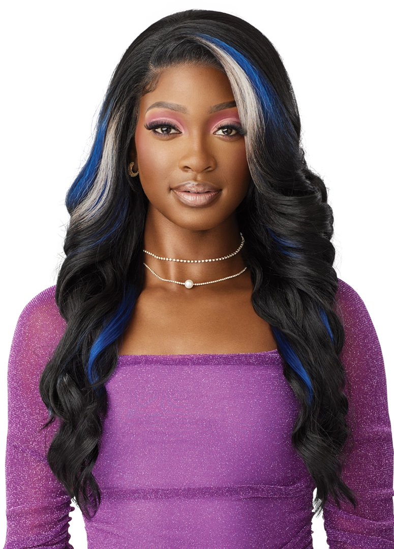 Outre Perfect Hairline Swoop Series Frontal Lace 13"x 4" HD Transparent Lace Front Wig Swoop 8